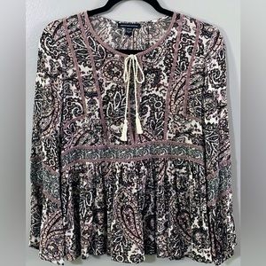 AEO Purple Paisley XS